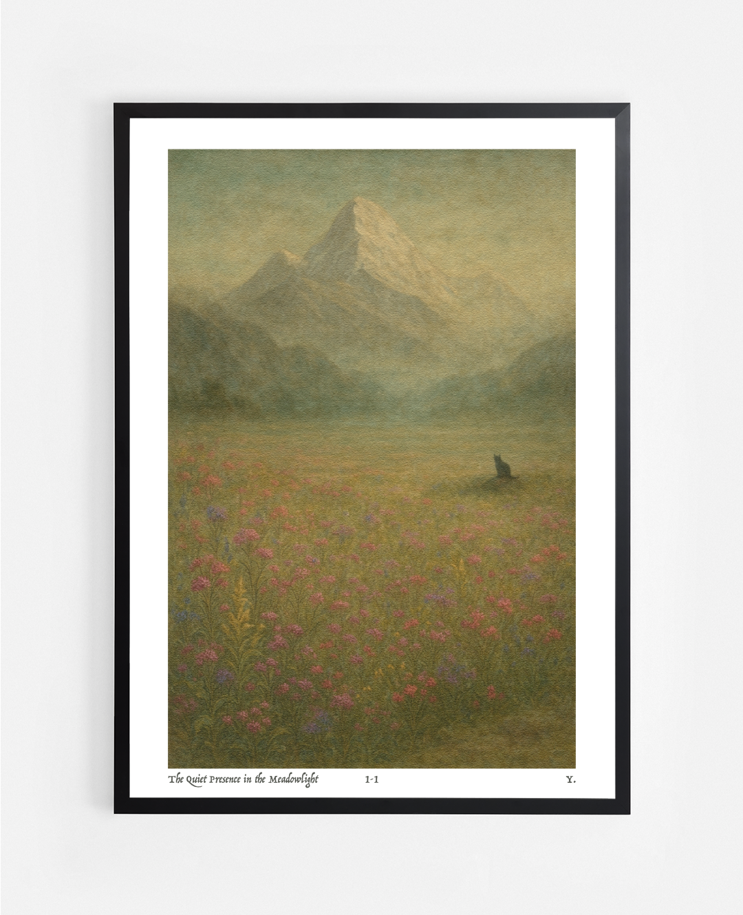 The Quiet Presence in the Meadowlight