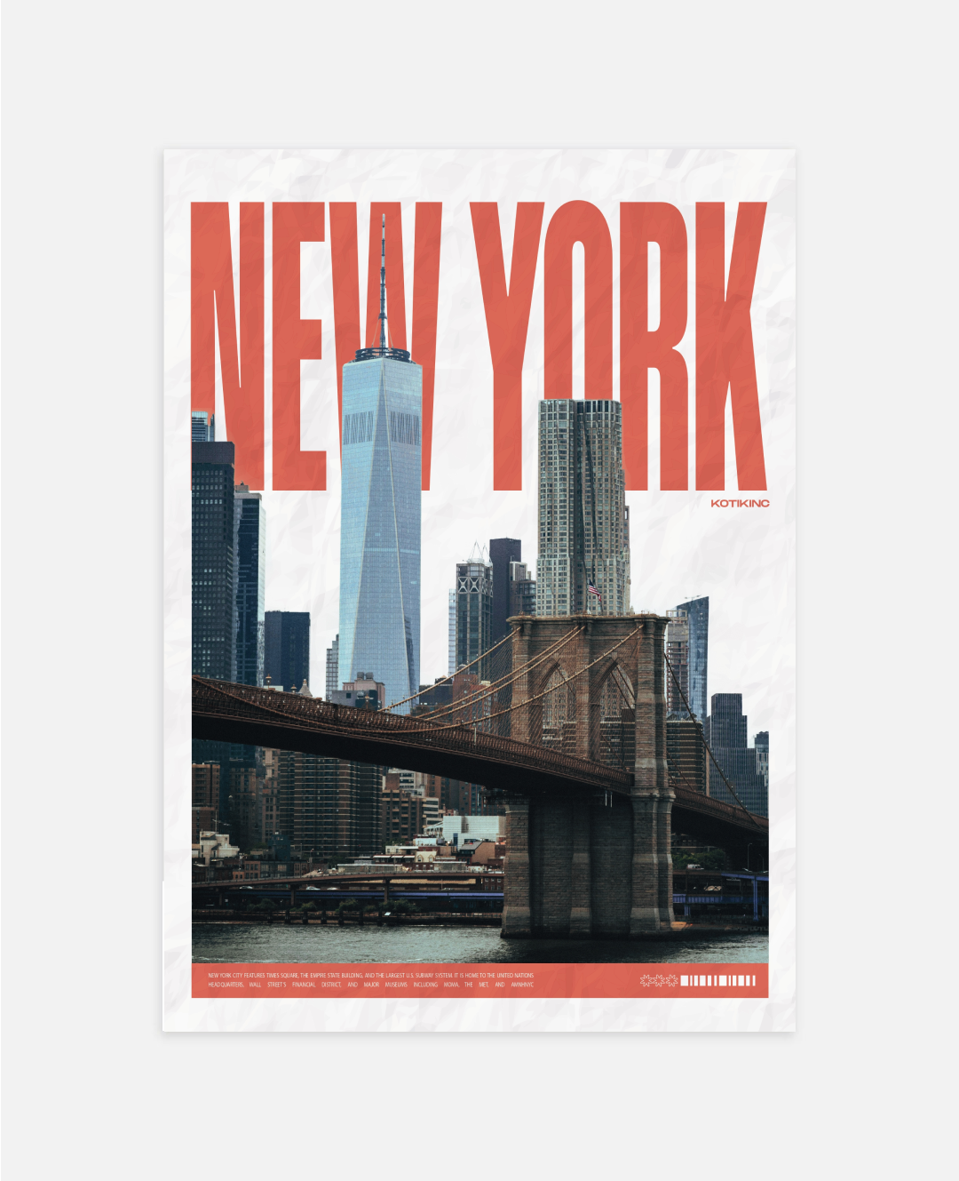 Постер Нью Йорк