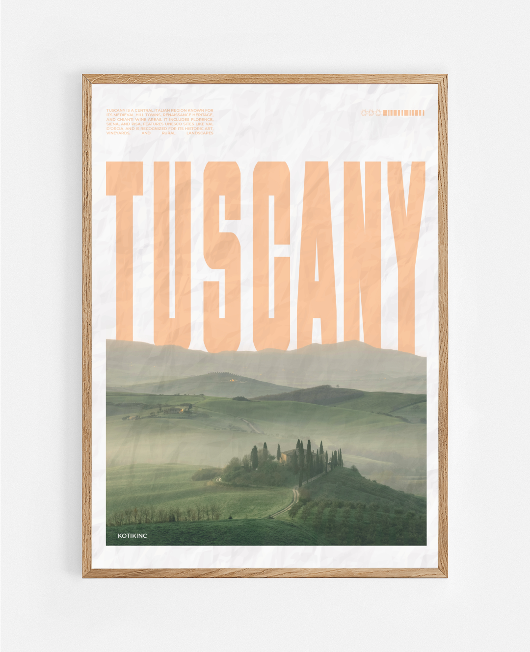 Постер Тоскана