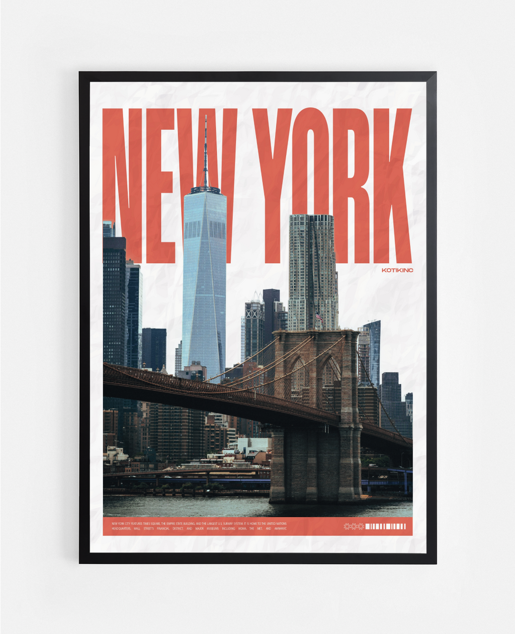 Постер Нью Йорк