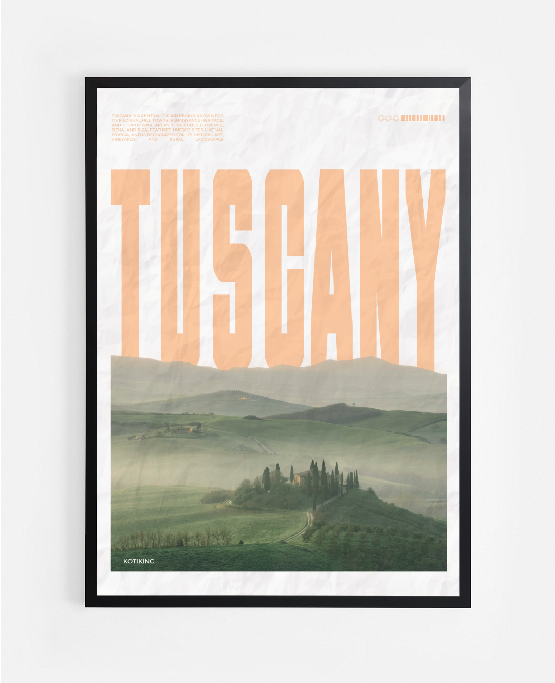 Постер Тоскана