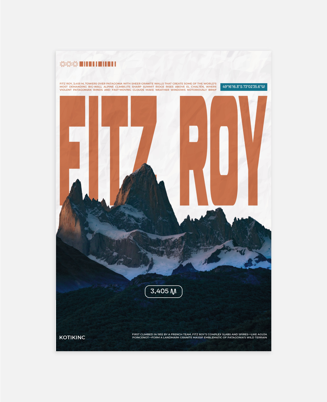 Постер Фіц Рой (Чальтен)