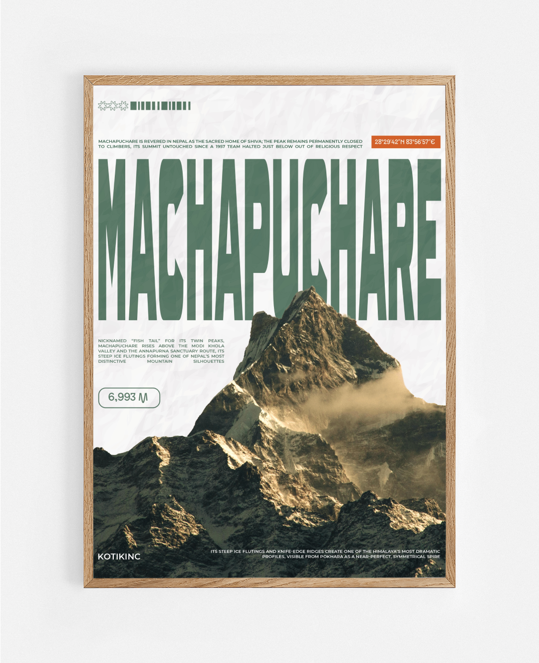 Постер Мачапучаре (Fishtail Mountain)