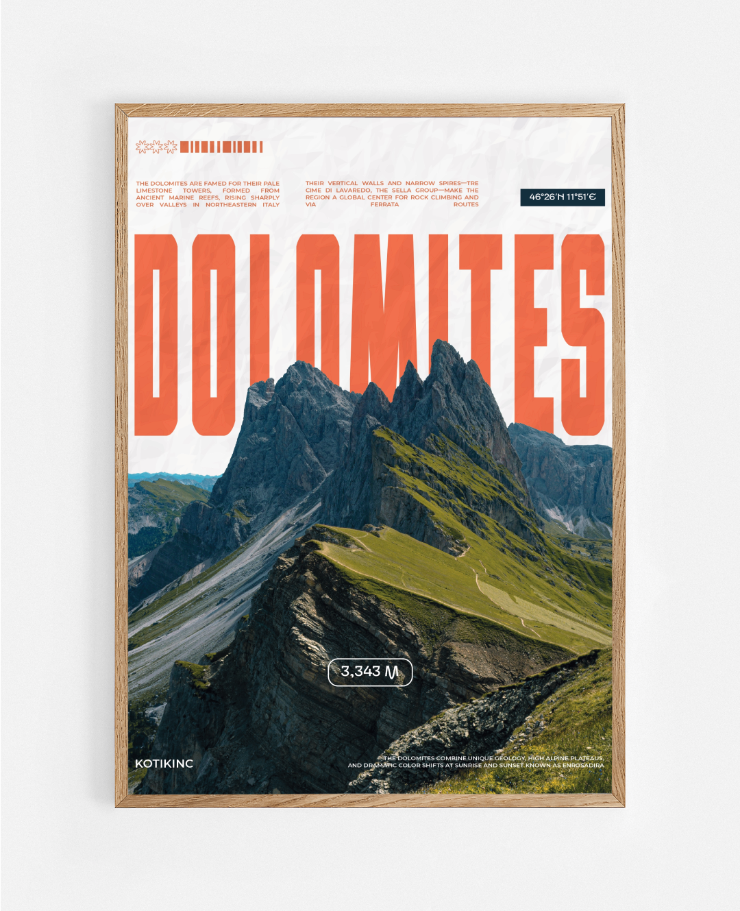 Постер Доломіти