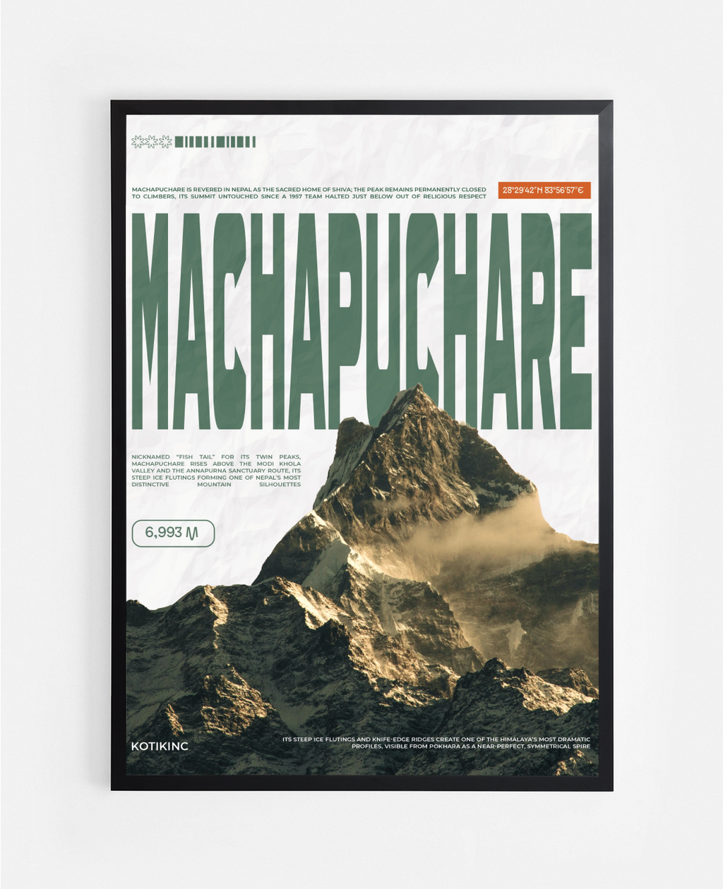 Постер Мачапучаре (Fishtail Mountain)