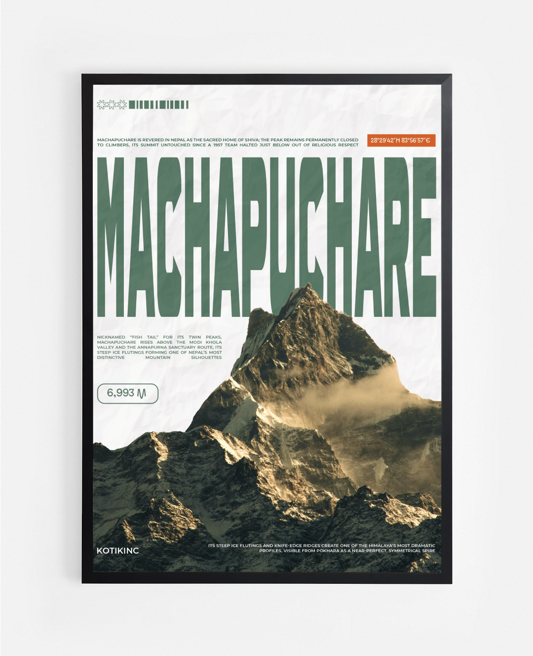 Постер Мачапучаре (Fishtail Mountain)