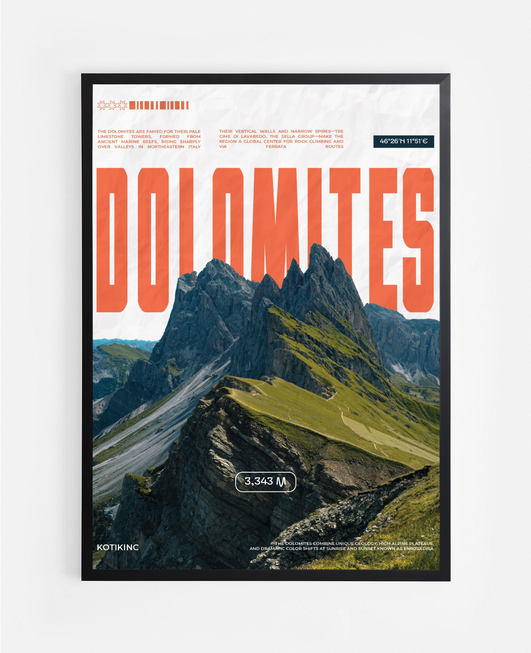 Постер Доломіти