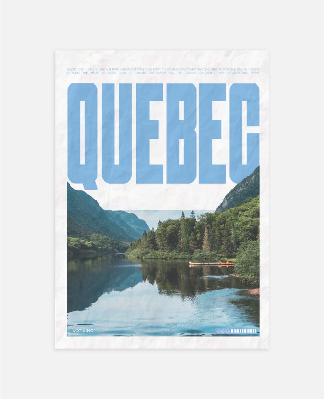 Québec City art print wall art poster | KOTIKINC — view 7