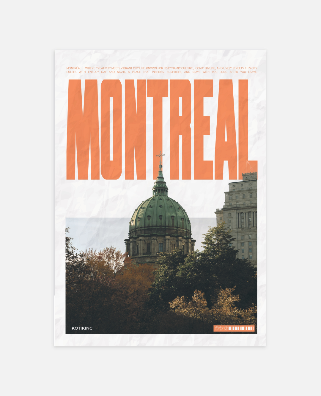 Montreal city art print wall art poster | KOTIKINC — view 7