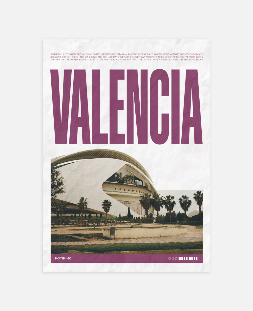 Valencia art print wall art poster | KOTIKINC