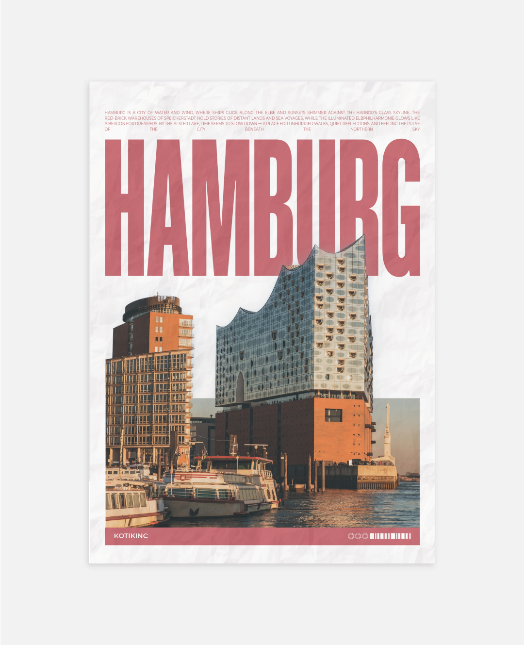 Hamburg art print wall art poster | KOTIKINC