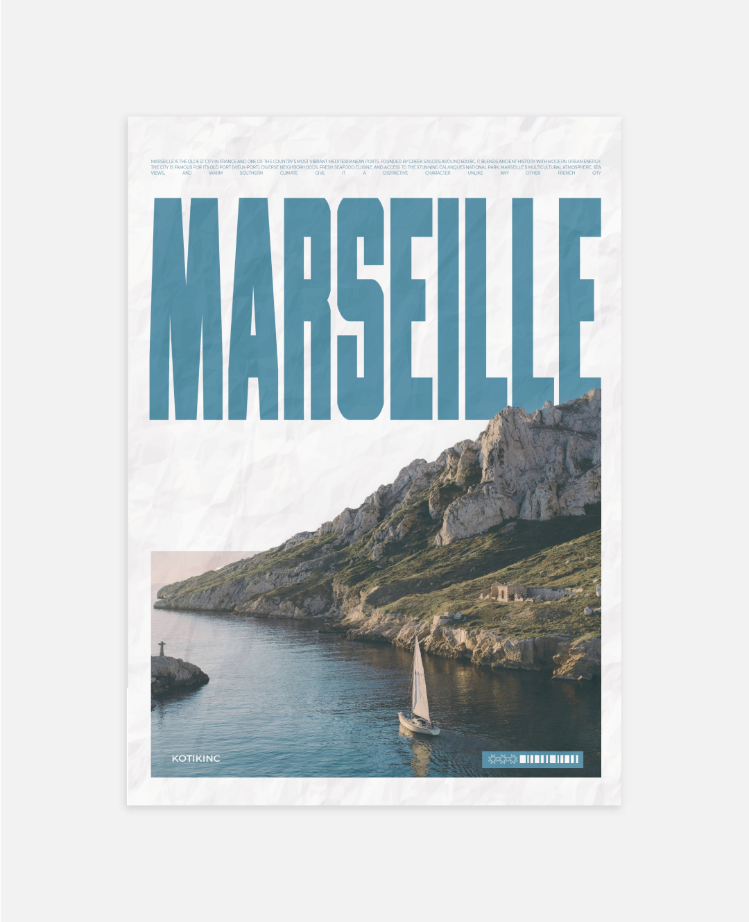Marseille city art print wall art poster | KOTIKINC — view 8