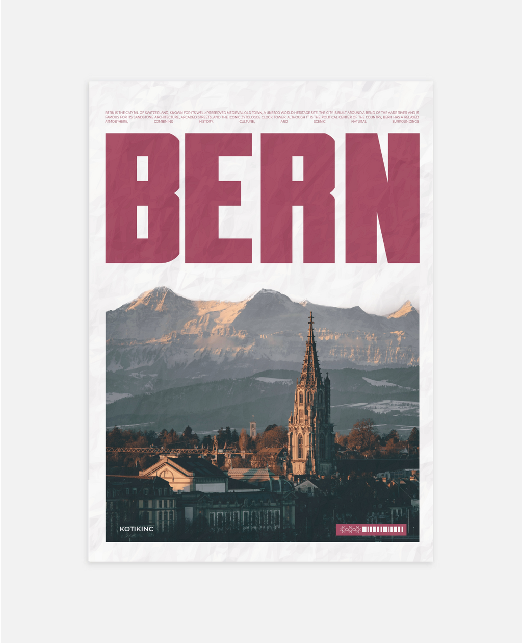 Bern art print wall art poster | KOTIKINC