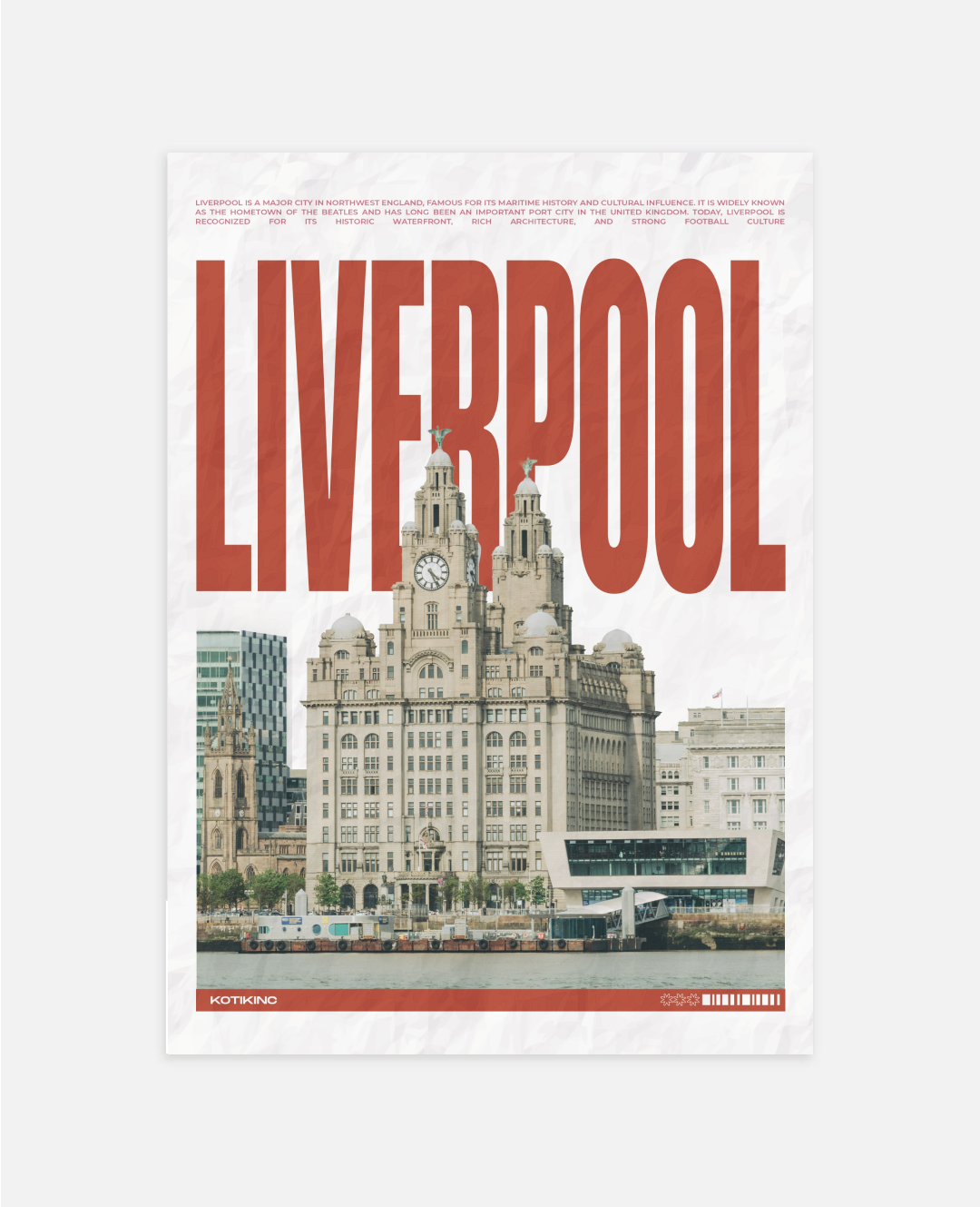 Liverpool city art print wall art poster | KOTIKINC
