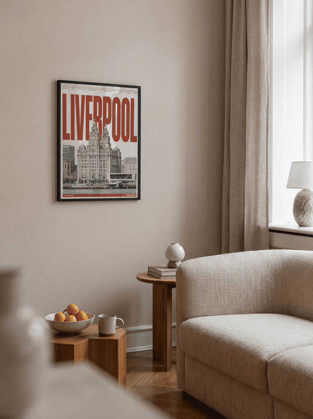 Liverpool city art print wall art poster | KOTIKINC — view 4
