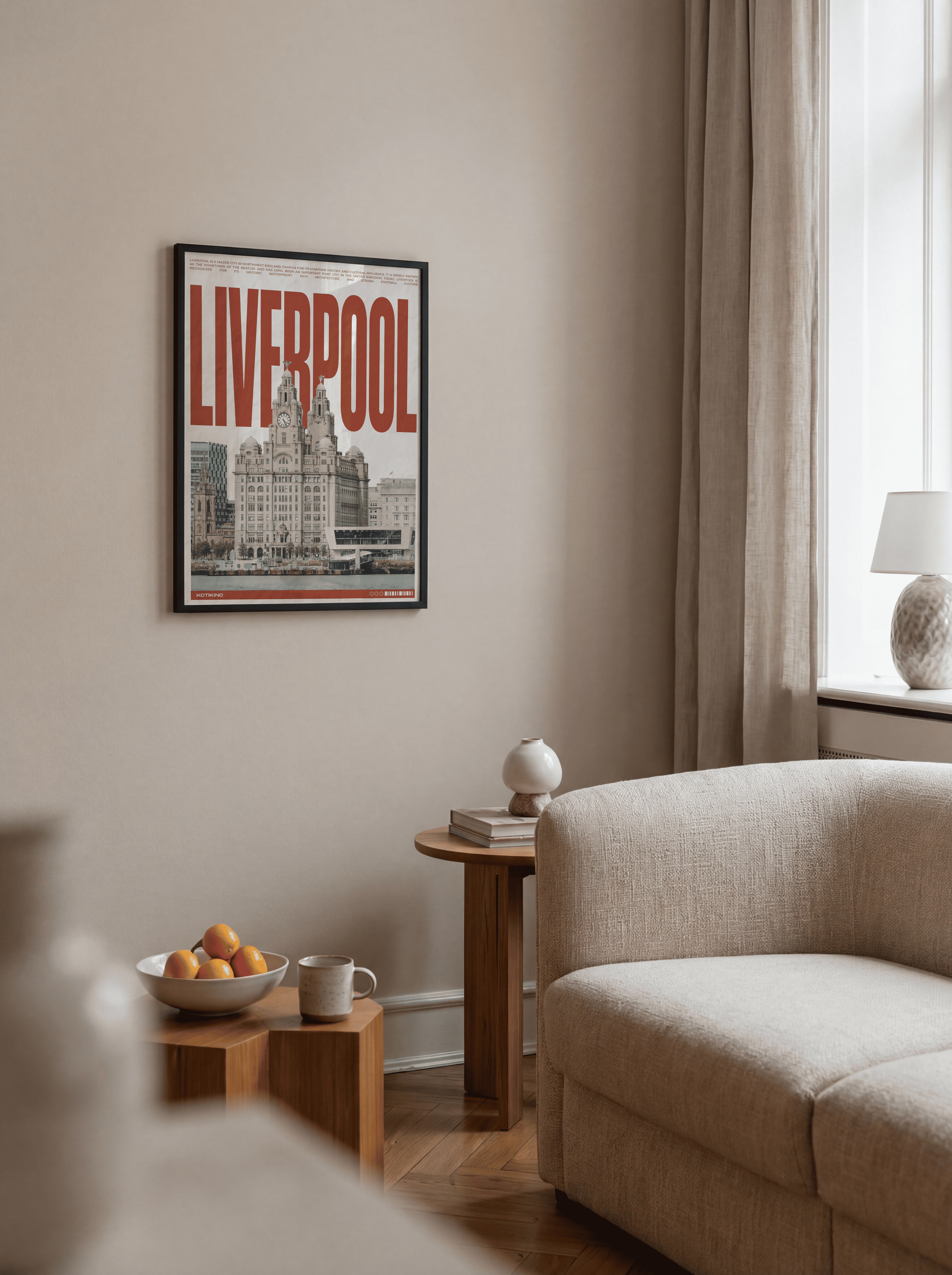 Liverpool city art print wall art poster | KOTIKINC — view 4