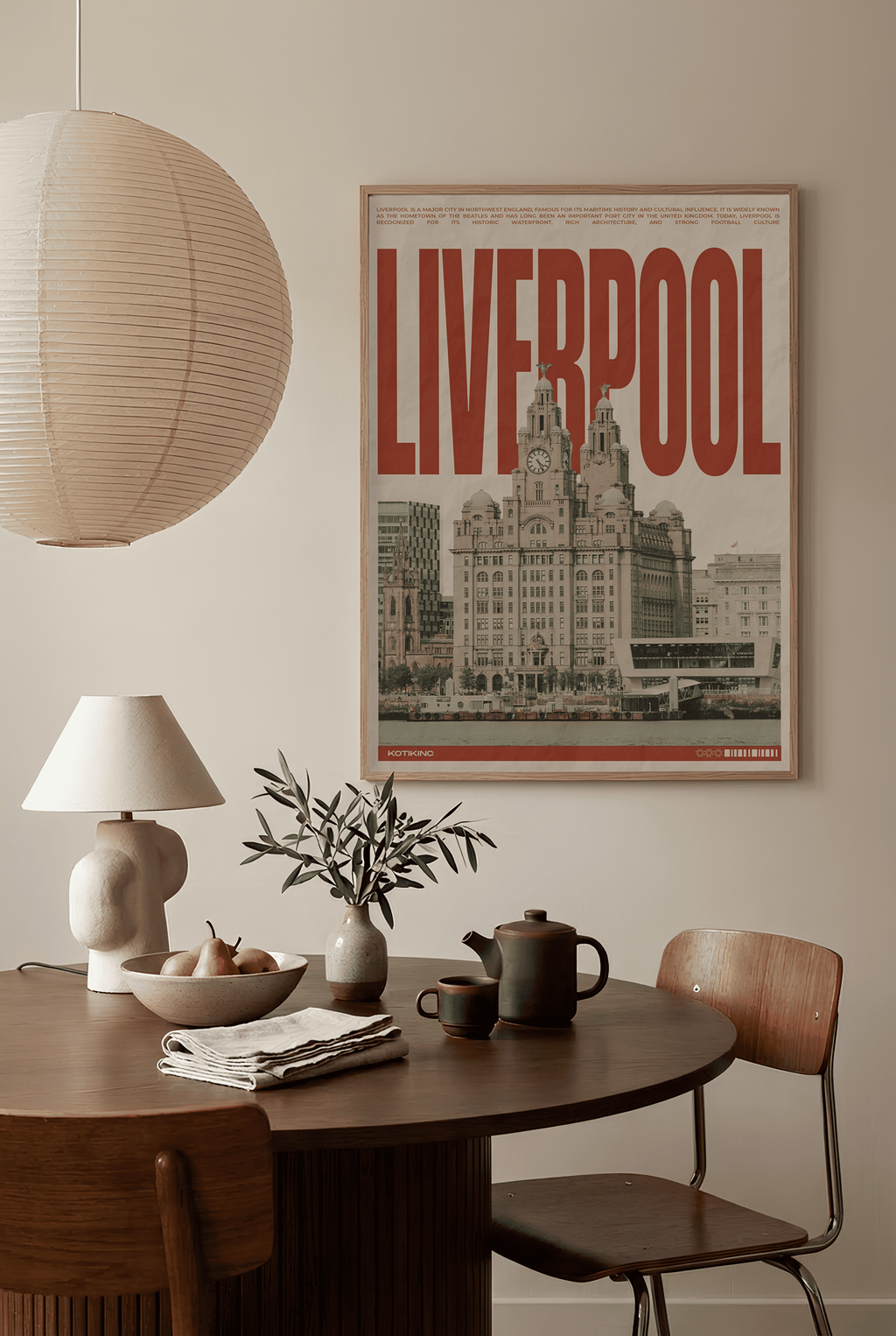 Liverpool city art print wall art poster | KOTIKINC — view 2