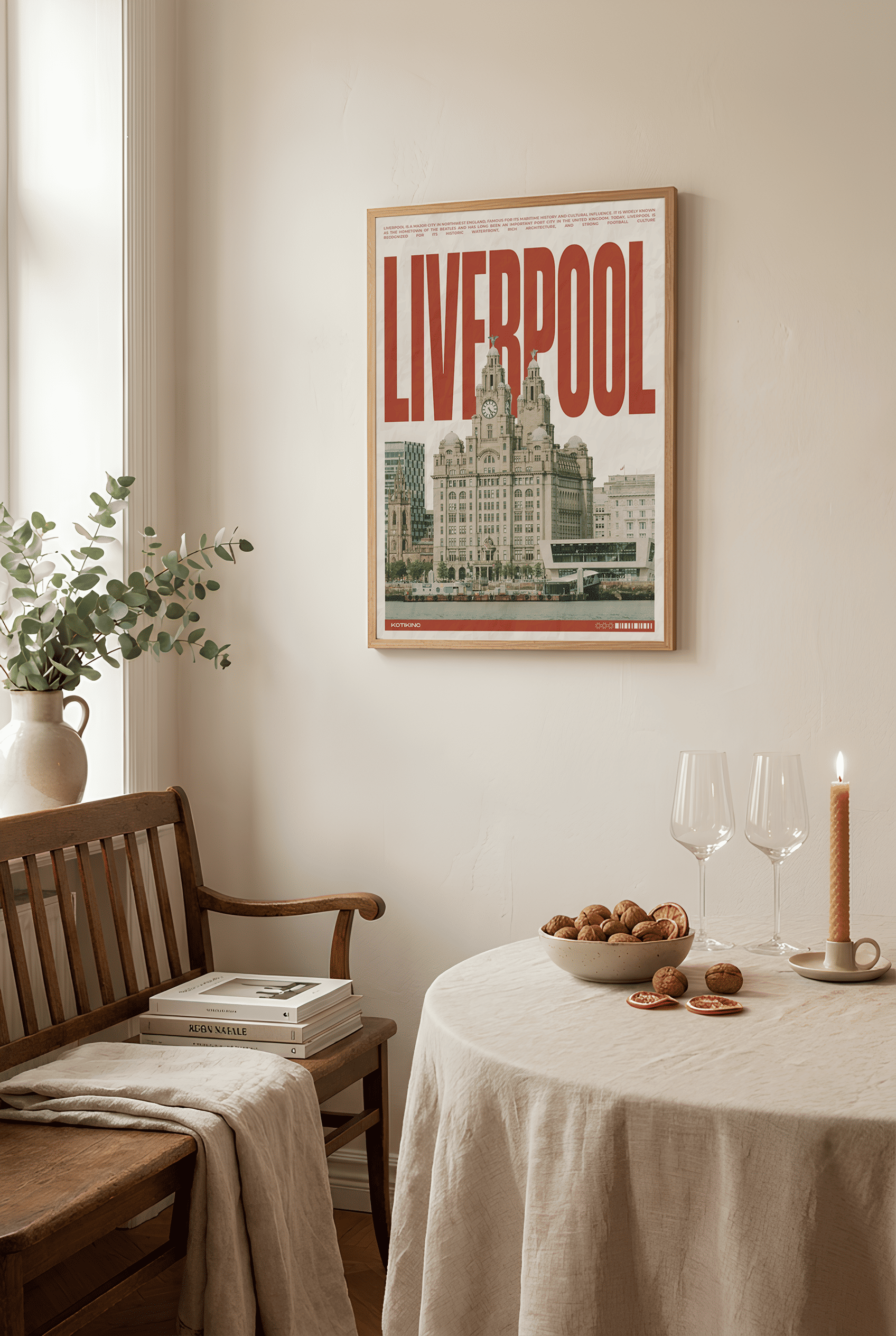 Liverpool city art print wall art poster | KOTIKINC — view 3