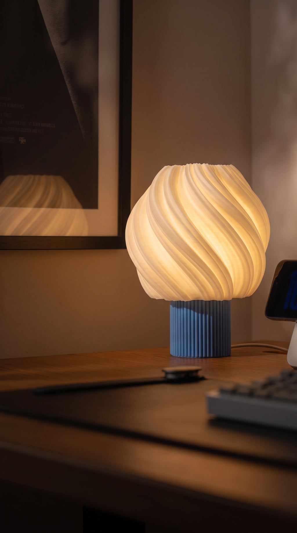 Spiral Glow Table Lamp
