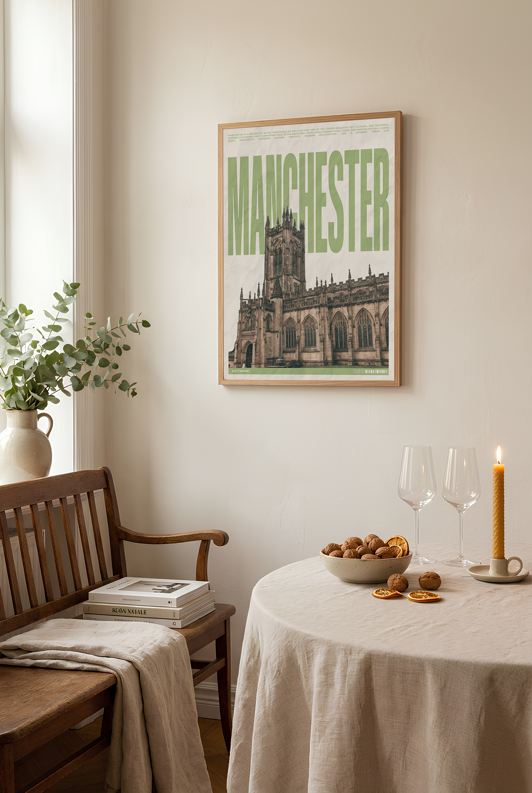 Manchester city art print wall art poster | KOTIKINC — view 3