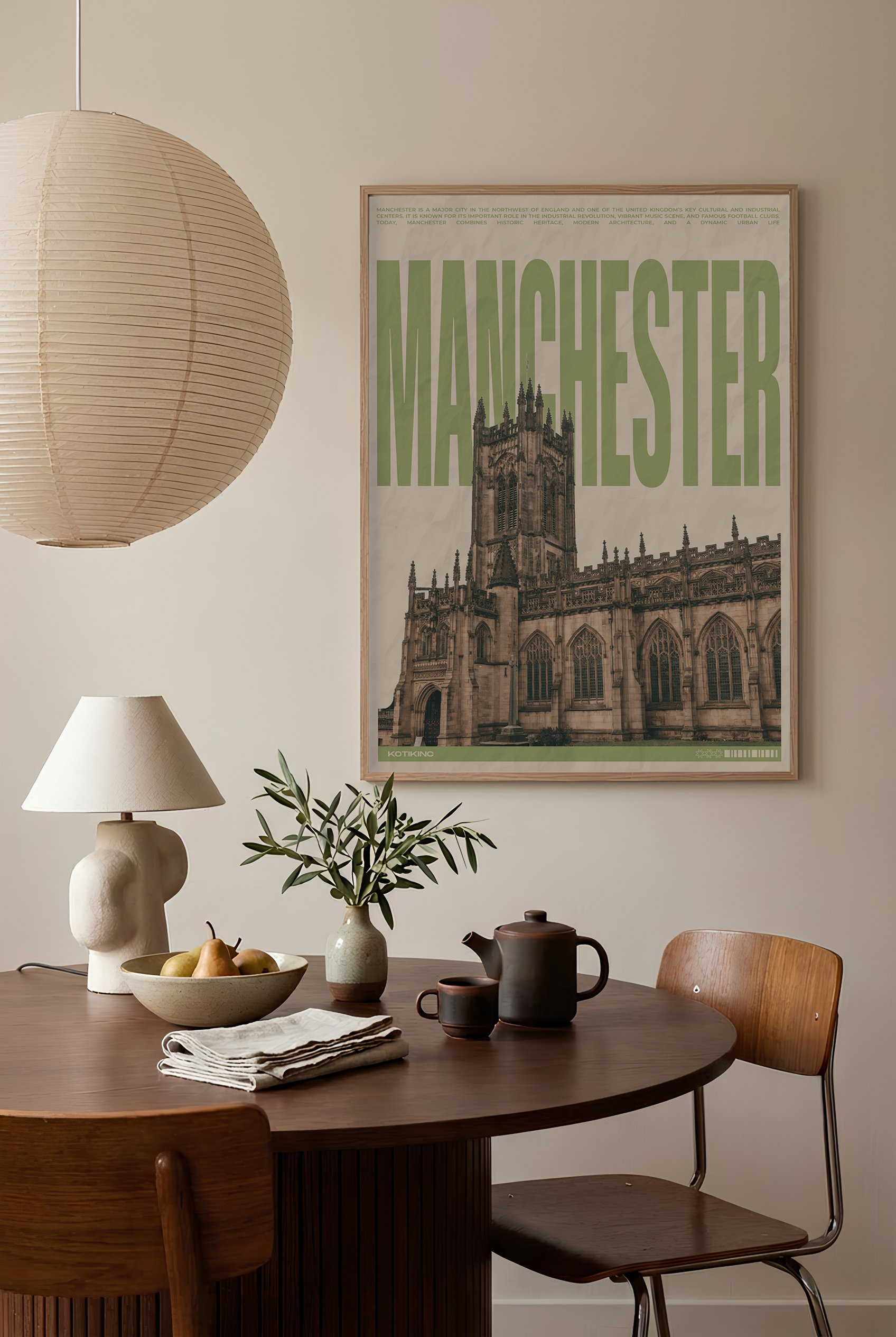 Manchester city art print wall art poster | KOTIKINC — view 2