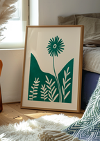 Minimalist Flora art print wall art poster | KOTIKINC — view 2