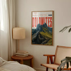 Dolomites mountain art print wall art poster | KOTIKINC — view 4
