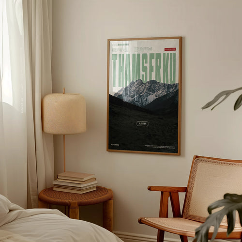 Thamserku mountain art print wall art poster | KOTIKINC — view 2