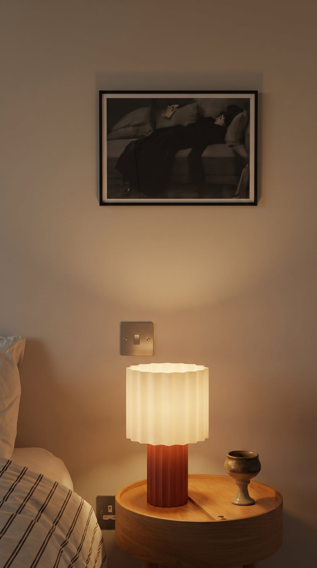 Flor Scalloped  Lamp