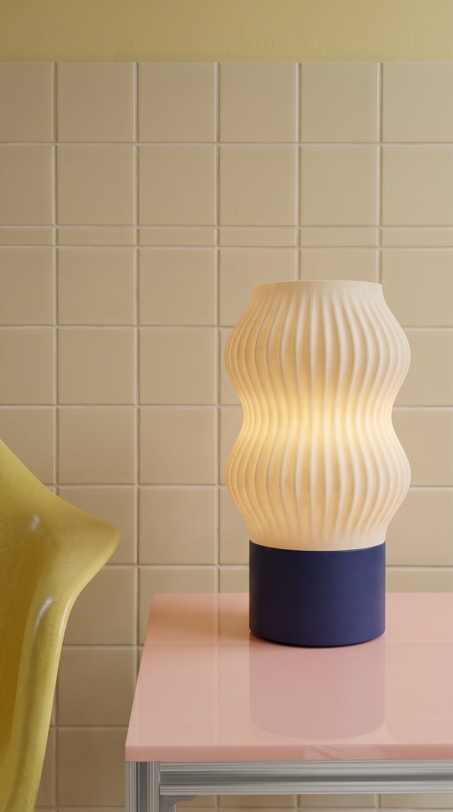 Pacific Fluted Table Lamp