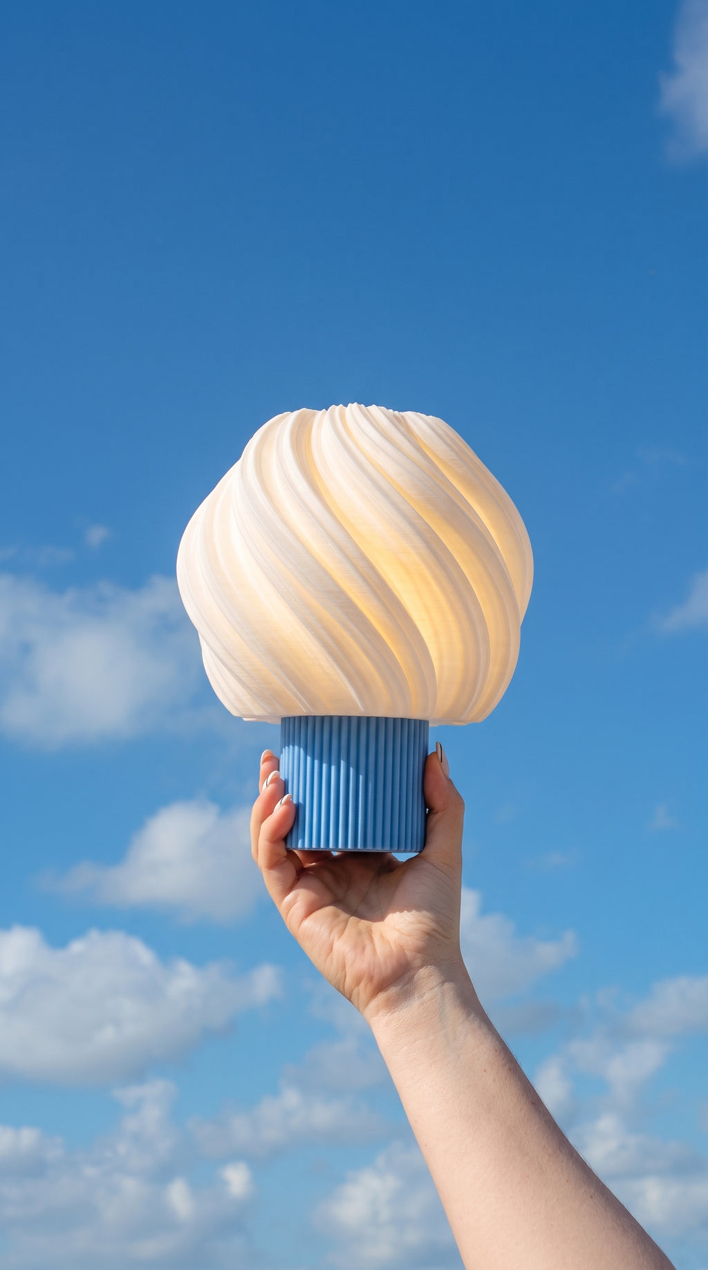 Spiral Glow Table Lamp