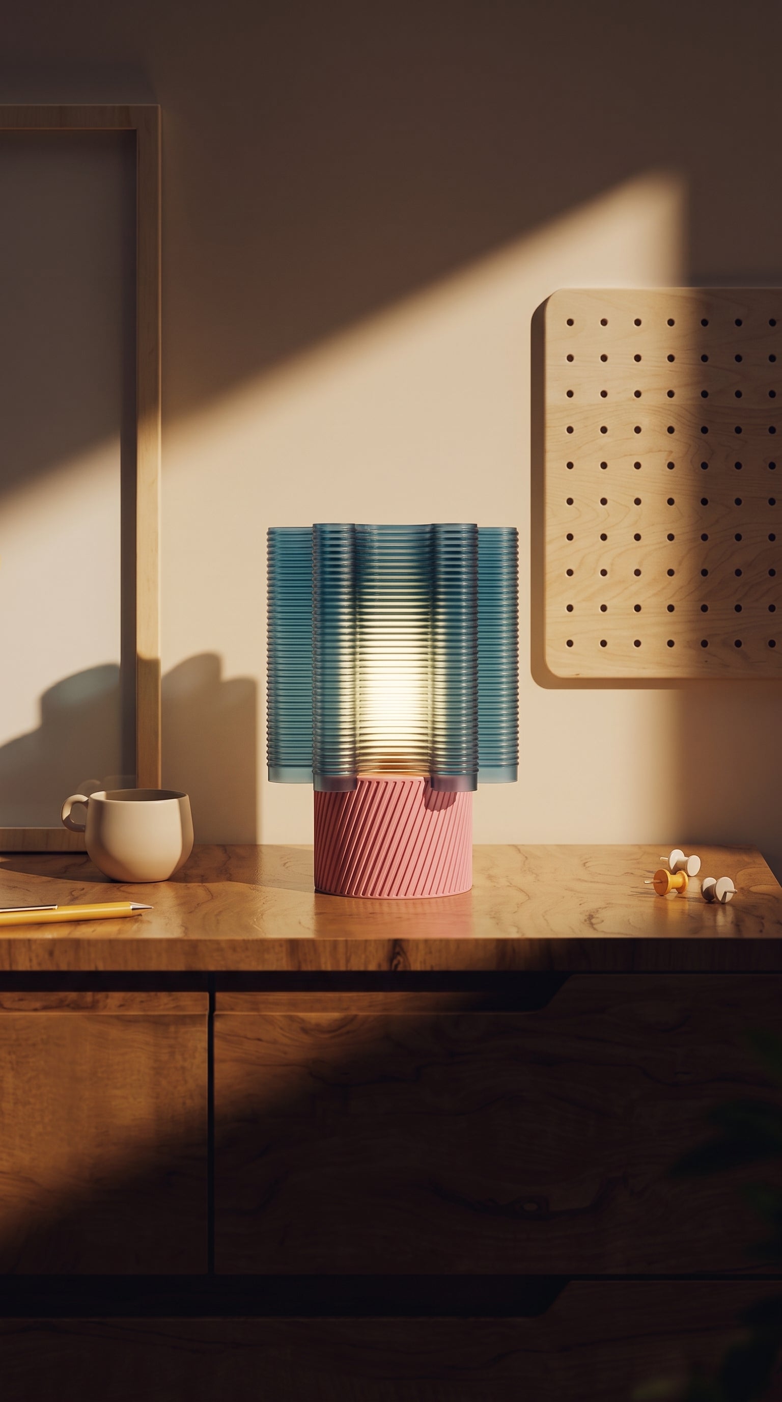 Coral Wave Table Lamp