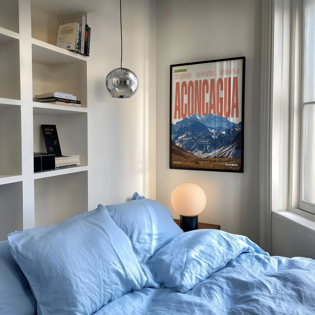 Aconcagua mountain art print wall art poster | KOTIKINC — view 2