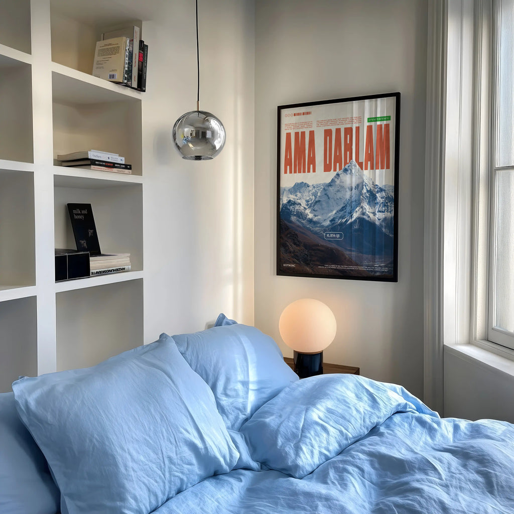 Ama Dablam mountain art print wall art poster | KOTIKINC — view 2