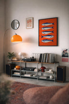 Blue Sardines Poster