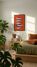 Blue Sardines Poster