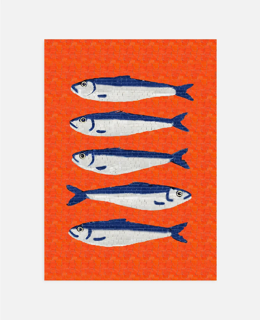 Blue Sardines Poster