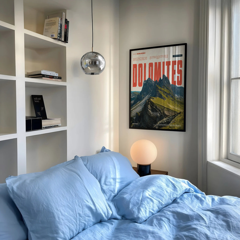 Dolomites mountain art print wall art poster | KOTIKINC — view 2