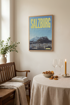 Salzburg city art print wall art poster | KOTIKINC — view 3