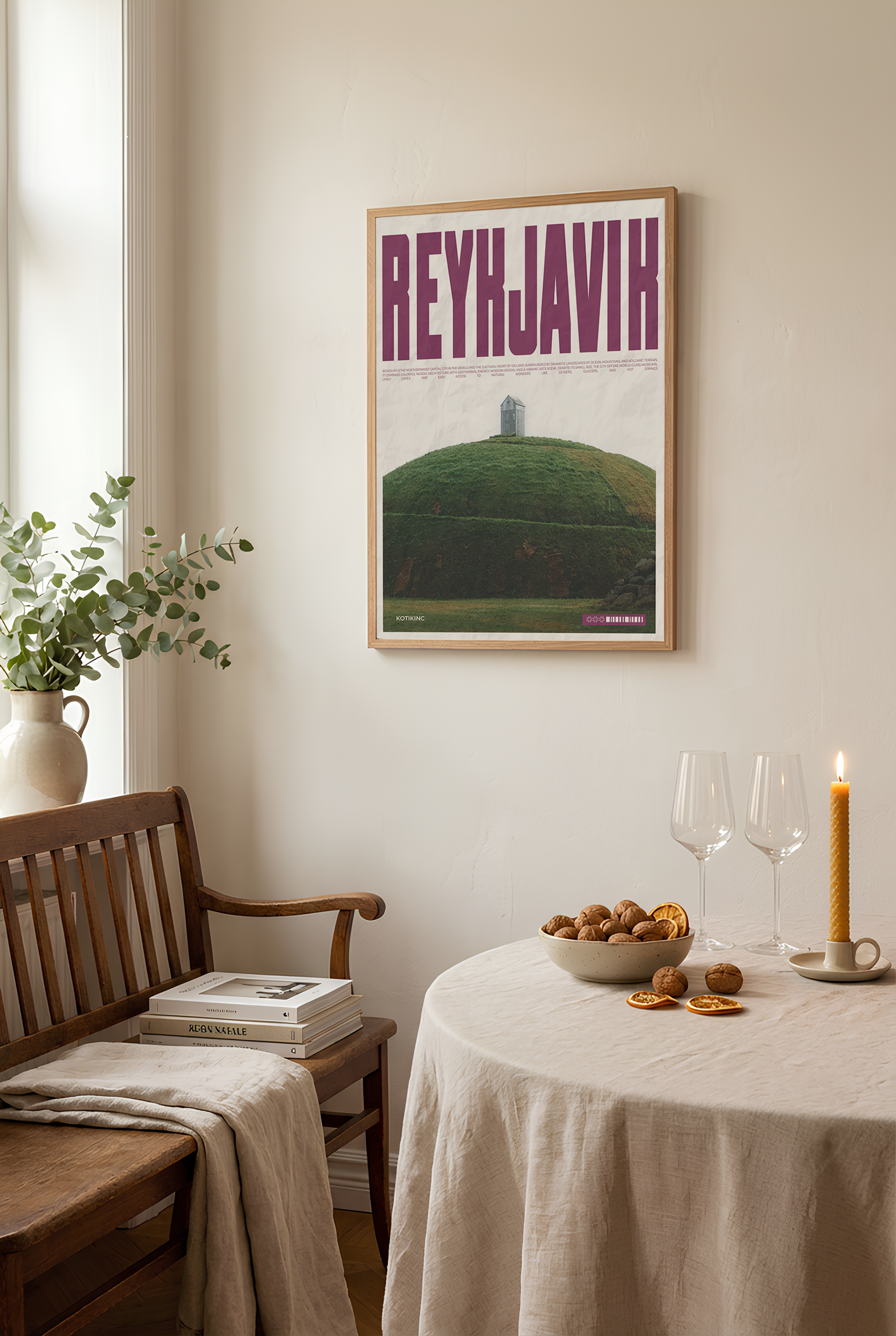 Reykjavík art print wall art poster | KOTIKINC — view 5