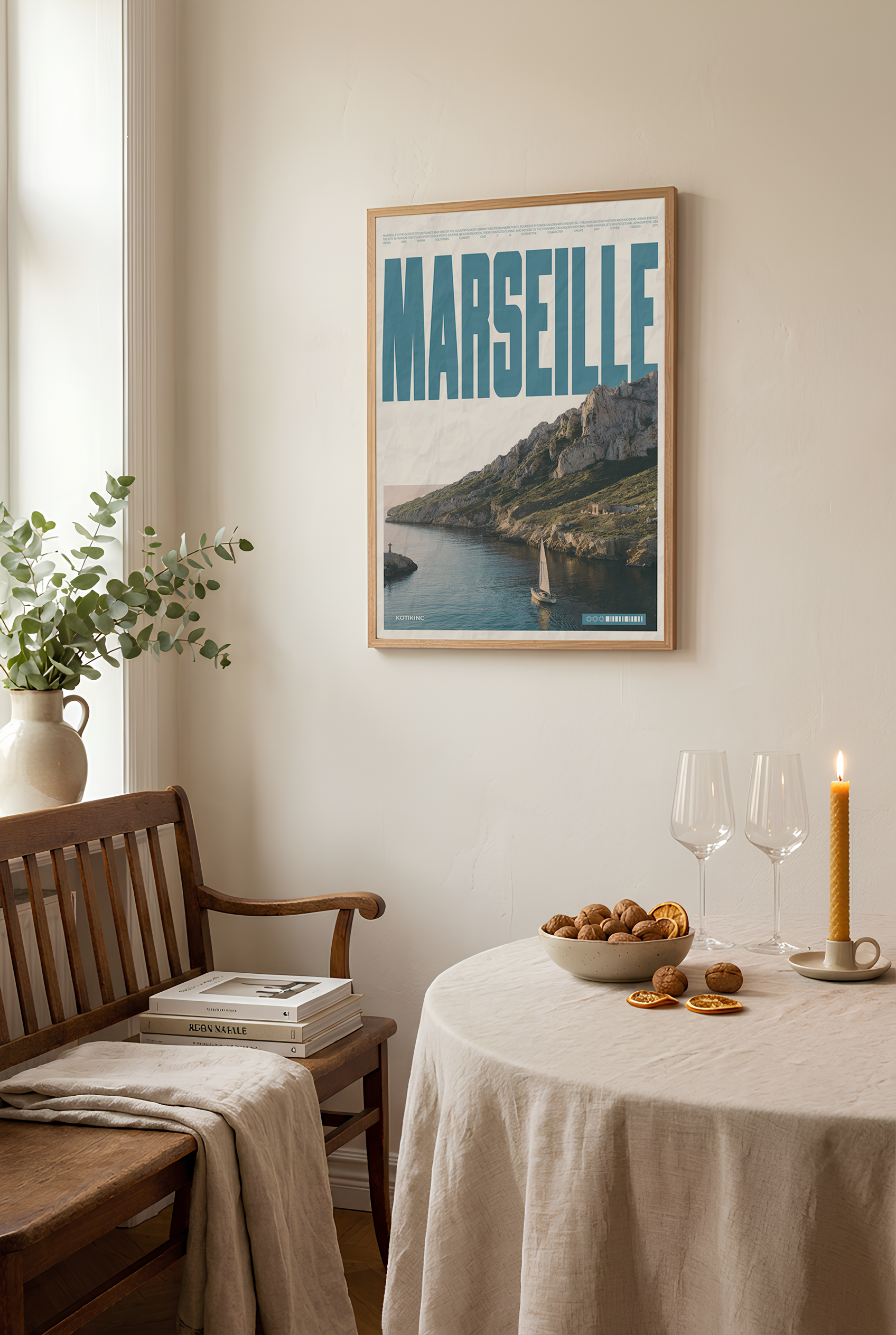 Marseille city art print wall art poster | KOTIKINC — view 6