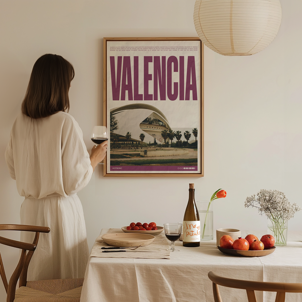 Valencia art print wall art poster | KOTIKINC — view 3