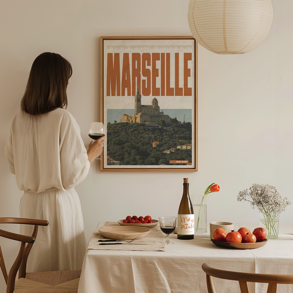 Marseille city art print wall art poster | KOTIKINC — view 7