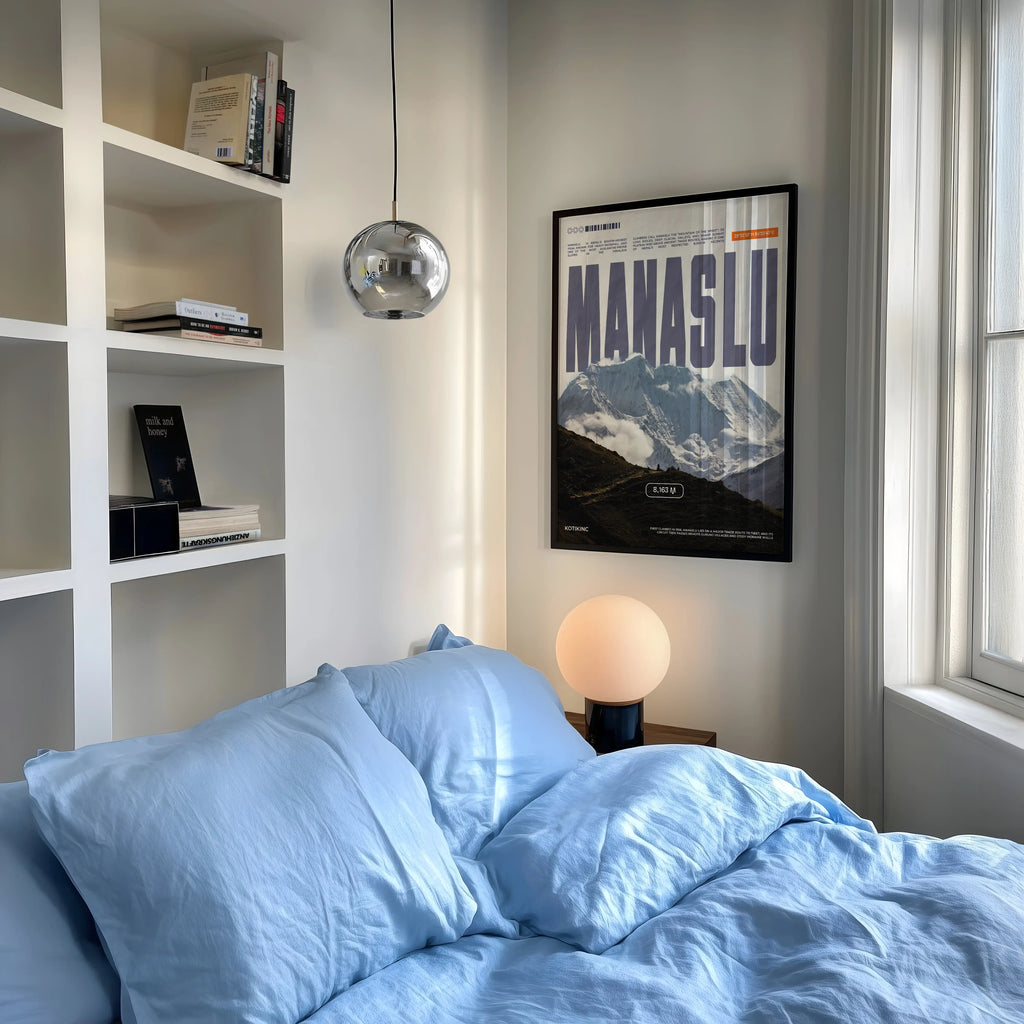 Manaslu mountain art print wall art poster | KOTIKINC — view 4