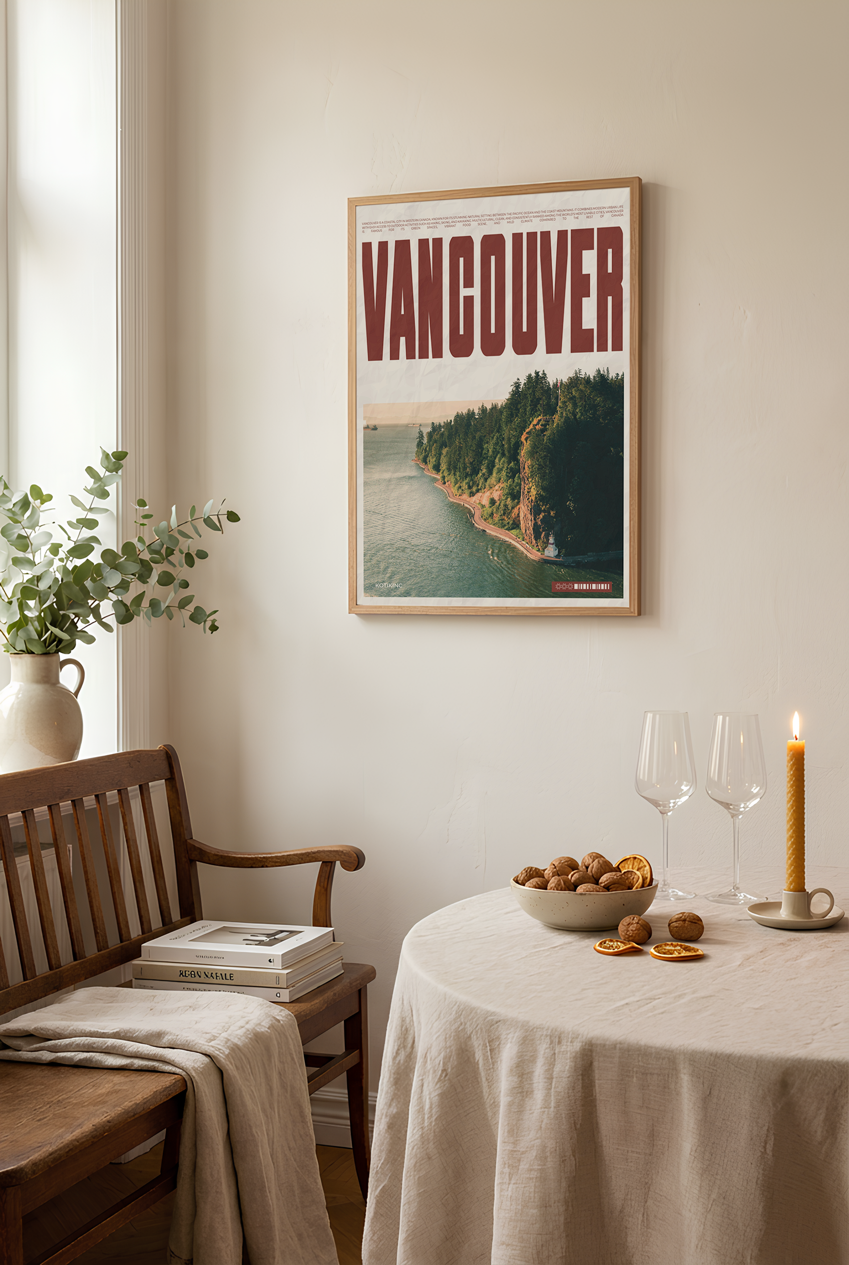 Vancouver city art print wall art poster | KOTIKINC — view 4