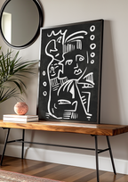 Primitive Echoes art print wall art poster | KOTIKINC — view 3
