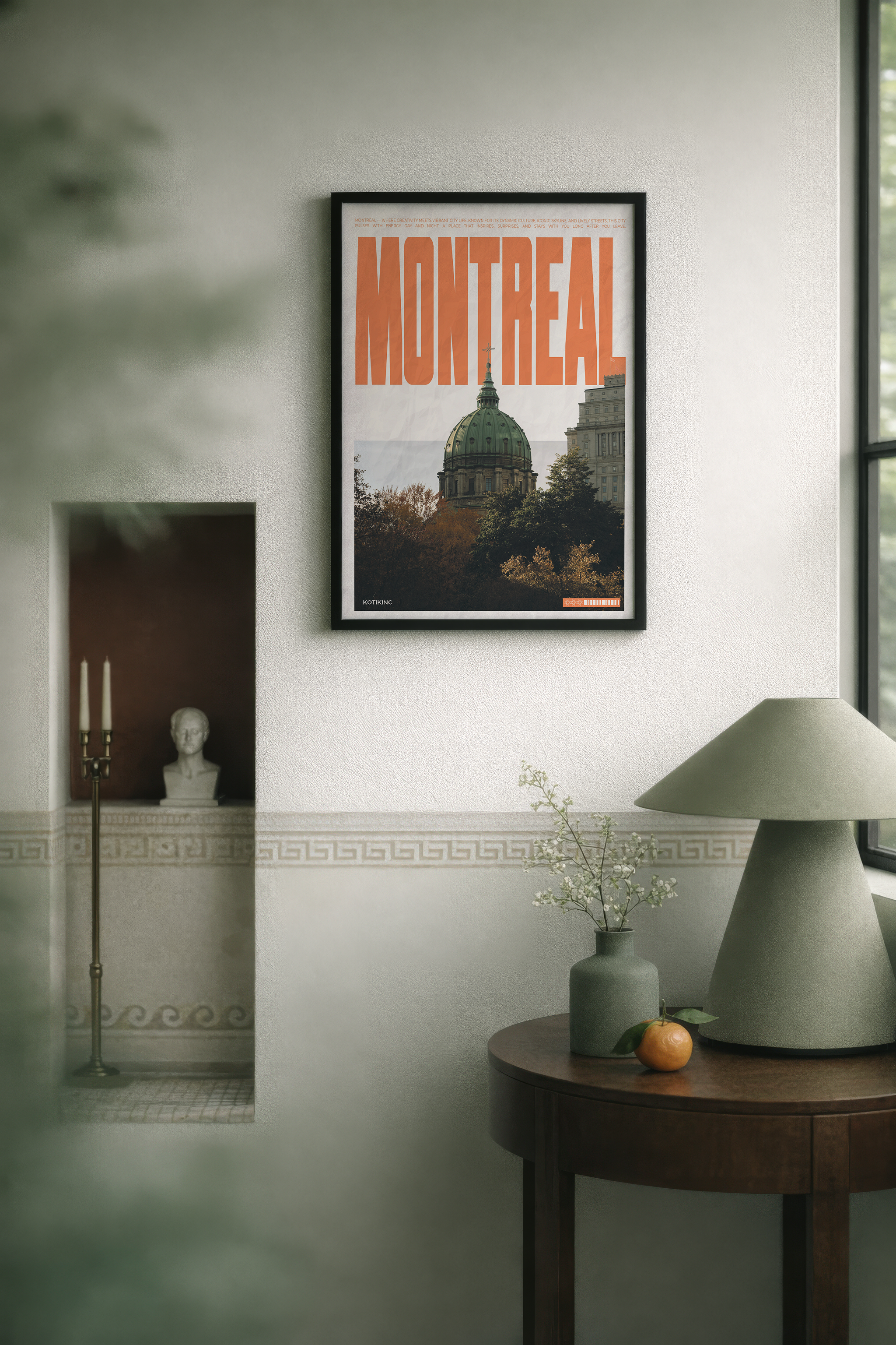 Montreal city art print wall art poster | KOTIKINC — view 6