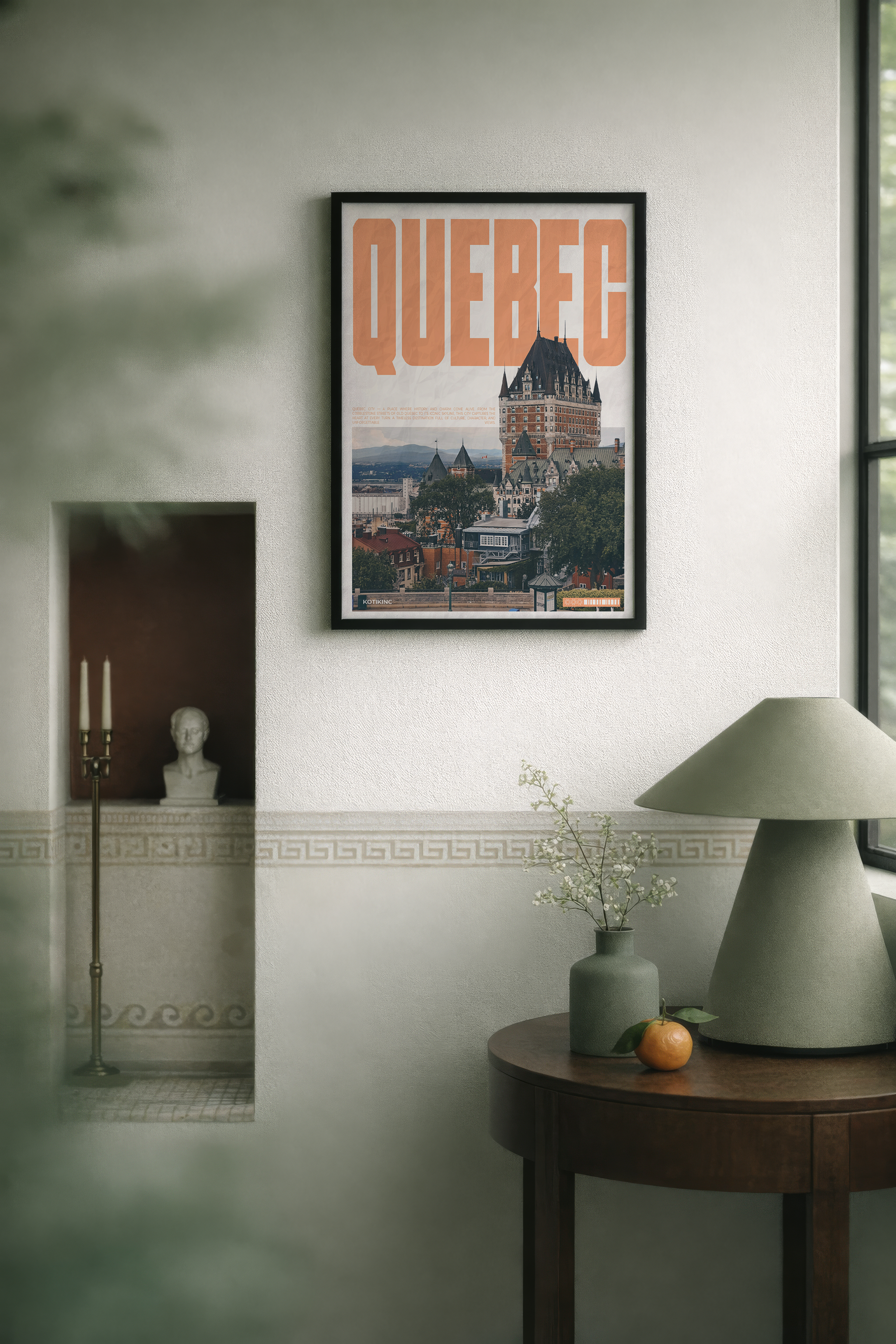 Québec City art print wall art poster | KOTIKINC — view 5