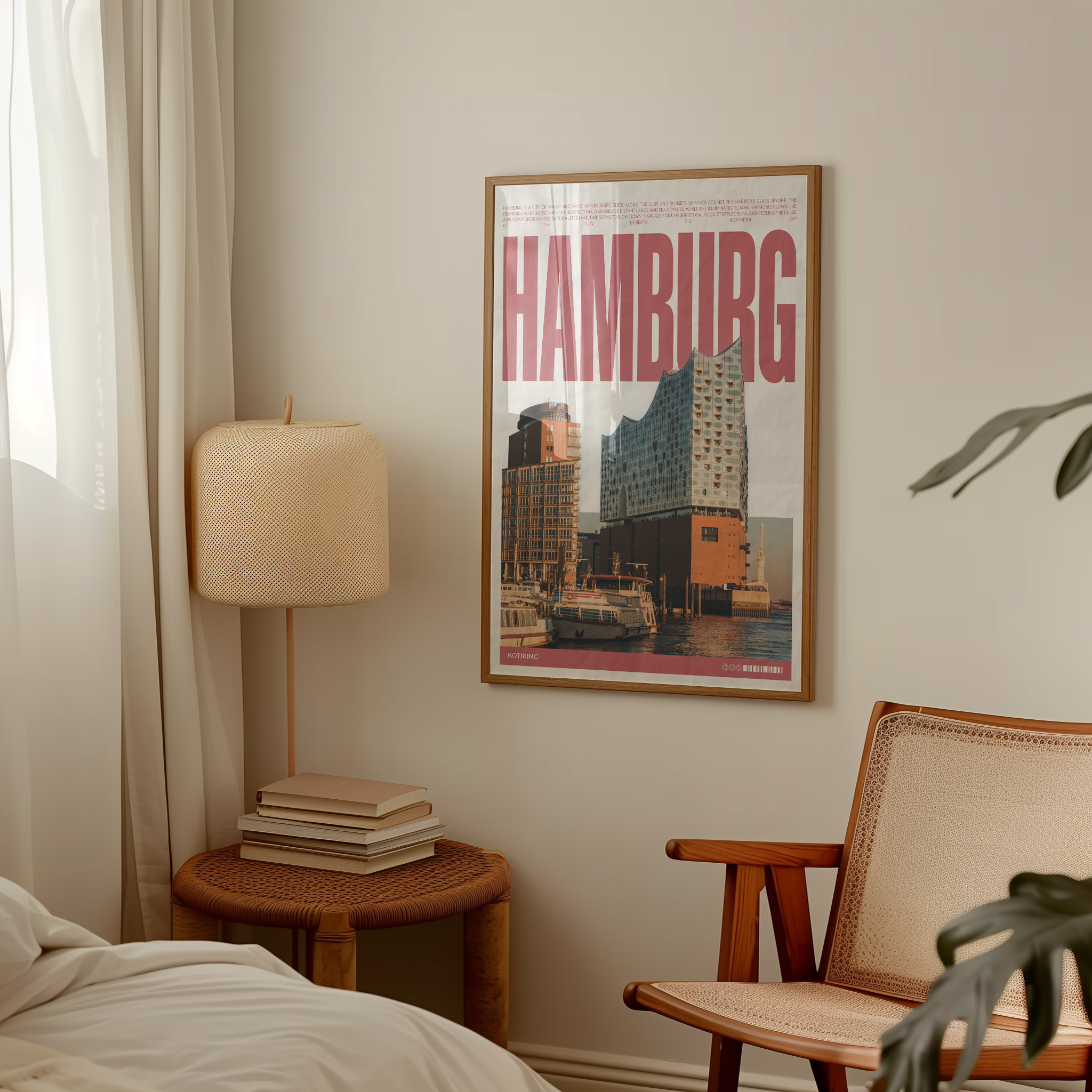 Hamburg art print wall art poster | KOTIKINC — view 4