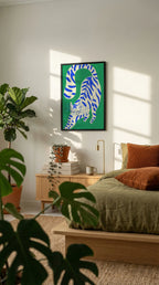 Blue Tiger Poster